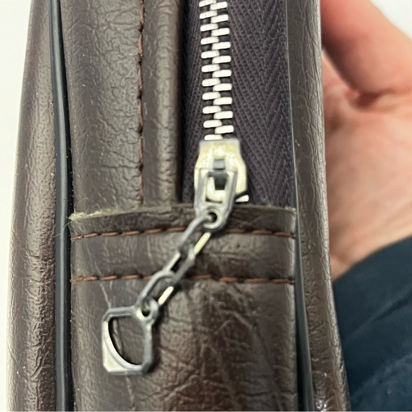 Vintage Small Faux Leather Kodak Pocket Tote Camera Case Missing Clip With Strap - Picture 8 of 16